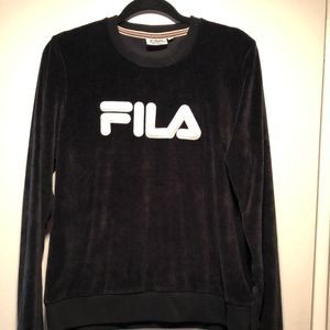 FILA by Urban Outfitters Velvet Crew Sweatshirt